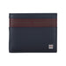 Tommy Hilfiger Emery Mens Leather Global Coin Wallet Navy & Wine