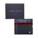 Tommy Hilfiger Emery Mens Leather Global Coin Wallet Navy & Wine