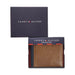 Tommy Hilfiger Brennen Menbs Leather Global Coin Wallet Tan