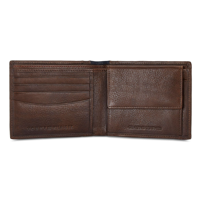 Tommy hilfiger 2024 wallet brown