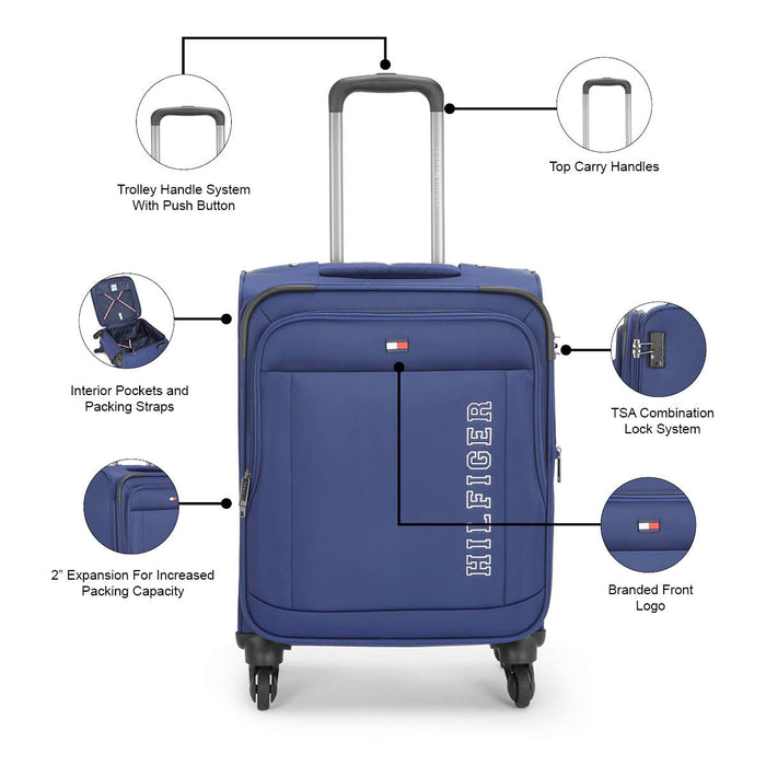 Tommy Hilfiger Bravo Soft Luggage Luggage Navy