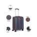 Tommy Hilfiger Graphite - B Unisex ABS Hard Luggage navy