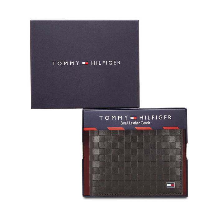 Tommy Hilfiger Castell Global Coin Wallet Brown