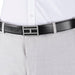 Tommy Hilfiger Shoshone Men Reversible Formal Leather Belt Black