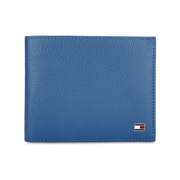 Tommy Hilfiger Becken Mens Leather Global Coin Wallet Bright Cobalt