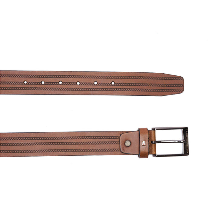 Tommy Hilfiger Caiman Non Reversible Belt Brown