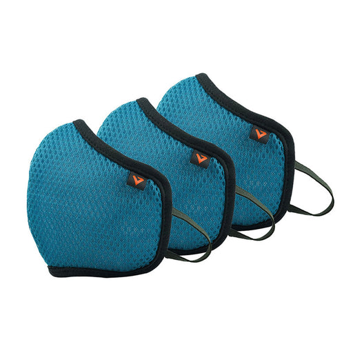 The Vertical Enshroud Outdoor Mask Mask Teal Free Size (Pack Of 3)