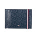 Tommy Hilfiger Franco Club Mens Leather Moneyclip Wallet Navy