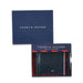 Tommy Hilfiger Franco Club Mens Leather Moneyclip Wallet Navy