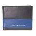 Tommy Hilfiger Dalton Mens Leather Global Coin Wallet Blue