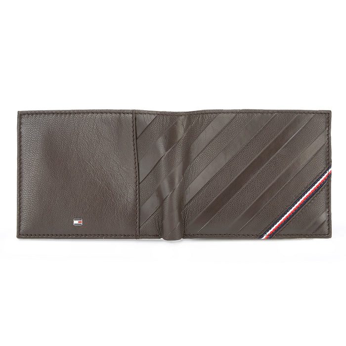 Tommy Hilfiger Maximo Passcase Wallet Black/Tan (11.5X2X9.5)Cm