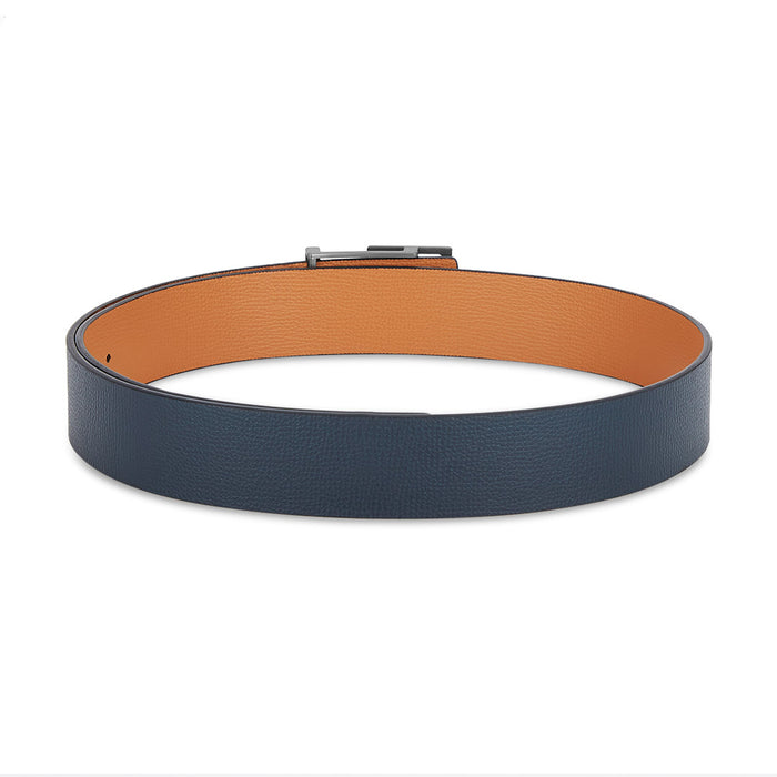 Tommy Hilfiger Branson Mens Leather Reversible Belt navy