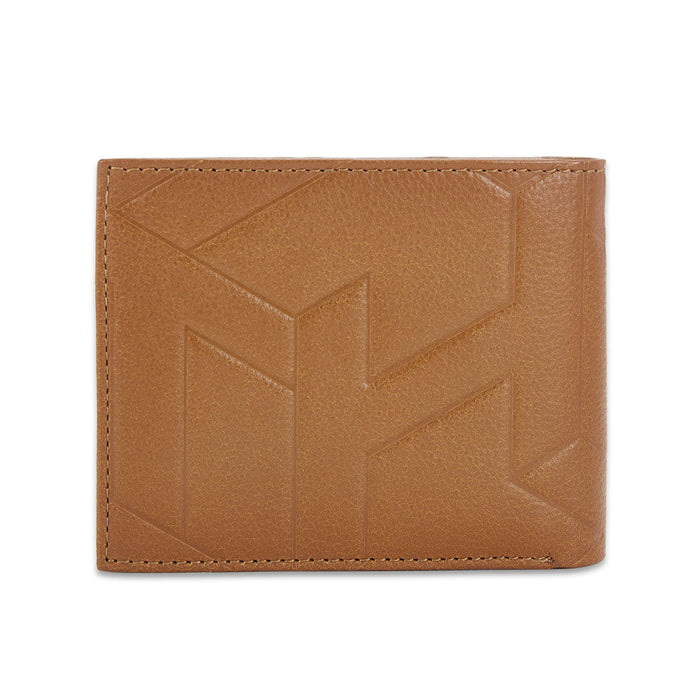 Tommy Hilfiger Cruisers Mens Leather Passcase Wallet Tan