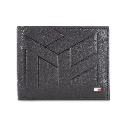 Tommy Hilfiger Cruisers Mens Leather Passcase Wallet Brown