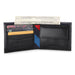 Tommy Hilfiger Stellar Mens Leather Global Coin Wallet Black