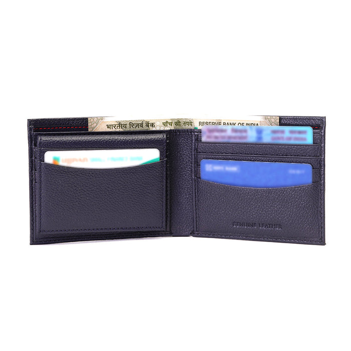 Tommy Hilfiger Chase Menbs Leather Passcase Wallet Navy