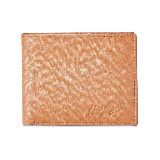 Tommy Hilfiger Folk Mens Leather Slimfold Wallet Tan