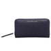 Tommy Hilfiger Ontario Womens Leather Zip Around Wallet navy