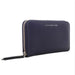 Tommy Hilfiger Ontario Womens Leather Zip Around Wallet navy