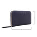 Tommy Hilfiger Ontario Womens Leather Zip Around Wallet navy