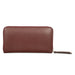 Tommy Hilfiger Ontario Womens Leather Zip Around Wallet Burgundy