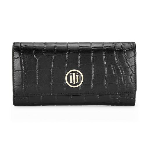 Tommy Hilfiger Renee Womens Leather Wallet Black