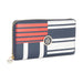 Tommy Hilfiger Terrain Stripes Womenbs Leather Wallet Red