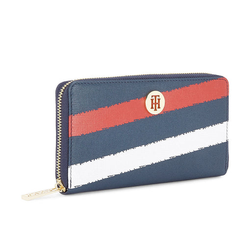 Tommy Hilfiger Adore Womenbs Genuine Leather Wallet navy