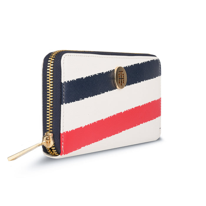 Tommy Hilfiger Adore Womenbs Genuine Leather Wallet White