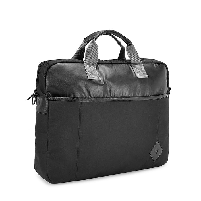 The Vertical Vortex Unisex Polyester 14 inch Laptop Business Case Black