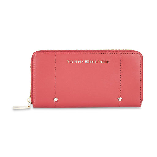 Tommy Hilfiger Kyro Womens Leather Wallet Red