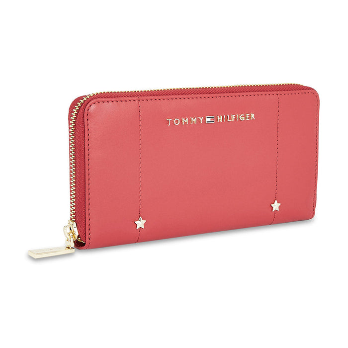 Tommy Hilfiger Kyro Womens Leather Wallet Red