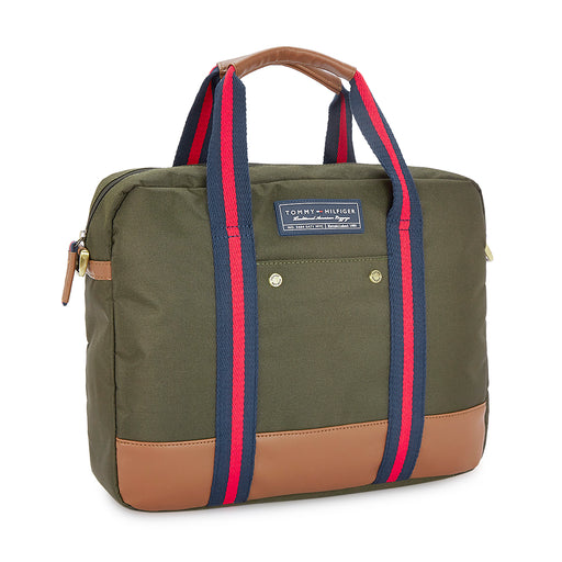 Tommy Hilfiger Franklin Professional Plus Polyester Business Case Olive