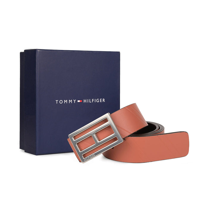 Tommy Hilfiger Adrian Mens Reversible Belt Tan