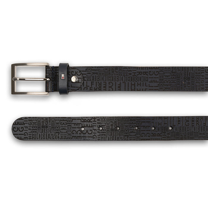 Tommy Hilfiger Alfredo Mens Non Reversible Belt navy