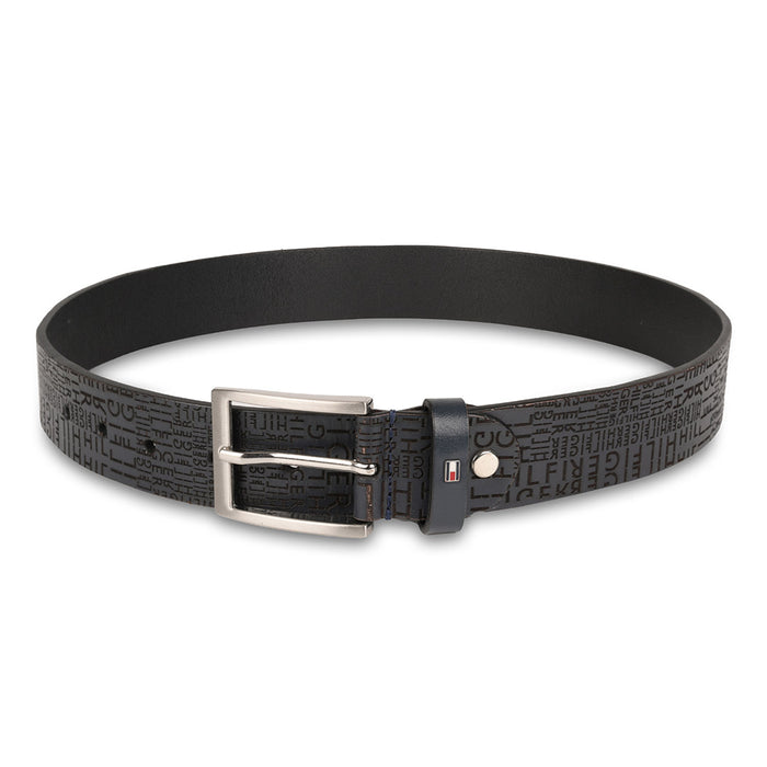 Tommy Hilfiger Alfredo Mens Non Reversible Belt navy