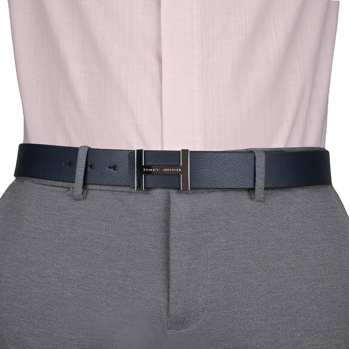 Tommy Hilfiger Alex Mens Reversible Belt navy