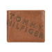 Tommy Hilfiger Oliver Mens Leather Global Coin Wallet Tan