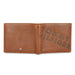 Tommy Hilfiger Oliver Mens Leather Global Coin Wallet Tan