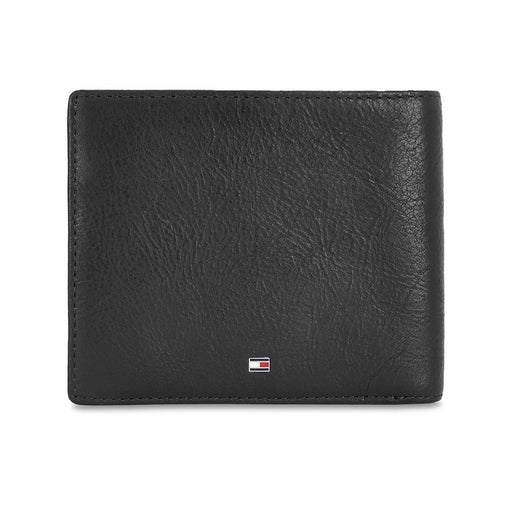 Tommy Hilfiger Oliver Mens Leather Global Coin Wallet Black