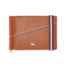 Tommy Hilfiger Adriel Men Leather Moneyclip Tan