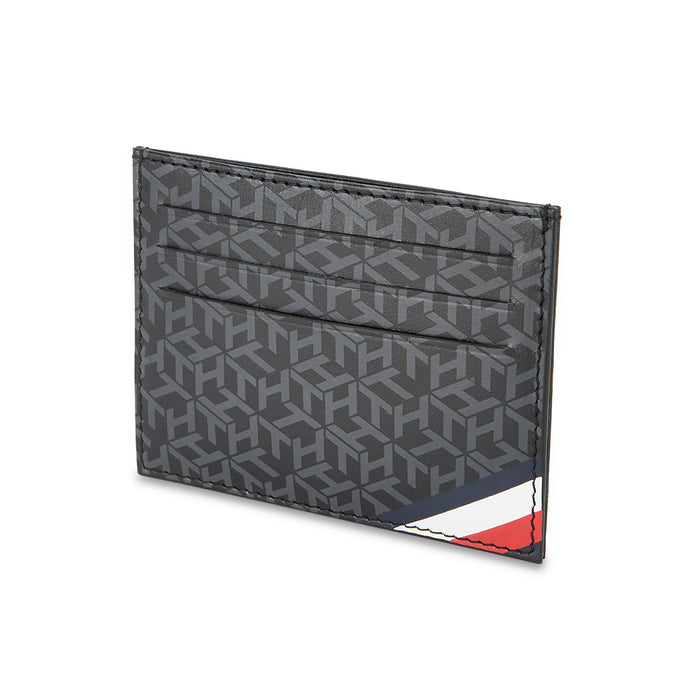 Tommy Hilfiger Kadence Mens Leather Card Holder Black