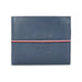 Tommy Hilfiger Yukon Mens Leather Global Coin Wallet navy