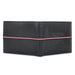 Tommy Hilfiger Yukon Mens Leather Global Coin Wallet Black