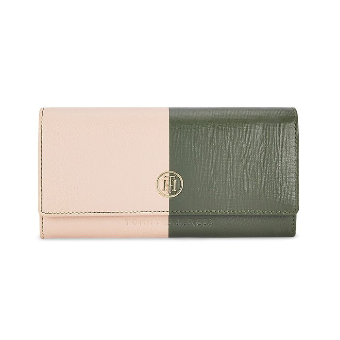 Tommy Hilfiger Lily Womens Leather Wallet Pink