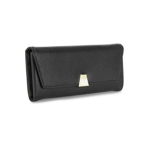 Sugarush Desiree Womens Vegan Leather Wallet Black