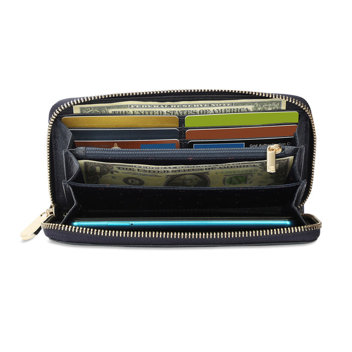 Tommy Hilfiger Saniya Zip Around Wallet navy