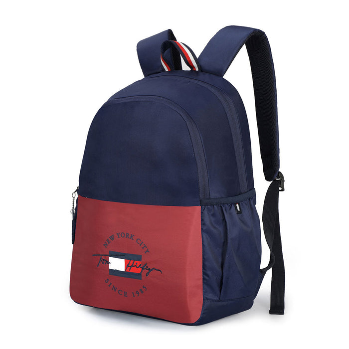 Tommy Hilfiger Milo Laptop Backpack Navy & Burgundy