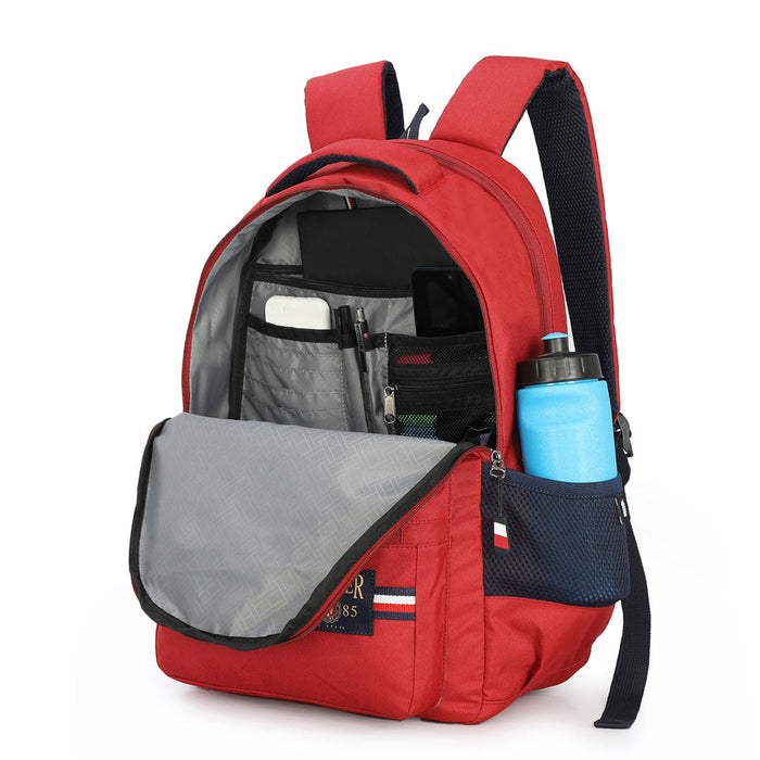 Tommy Hilfiger Matias Laptop Backpack Red