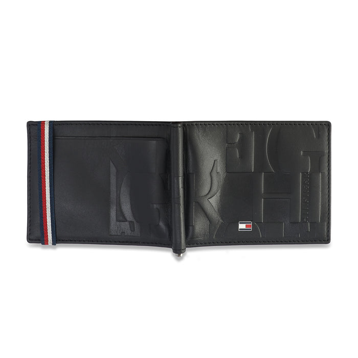 Tommy Hilfiger Clyde Men Leather Money Clip Black